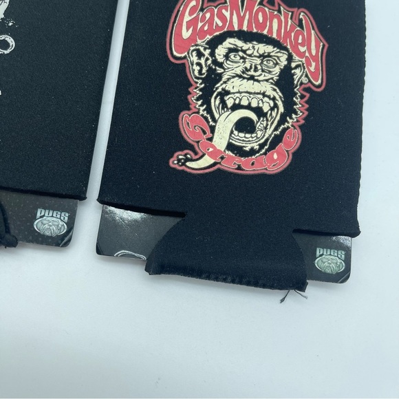 Gas Monkey Koozies Set of Two Black New - Picture 2 of 11